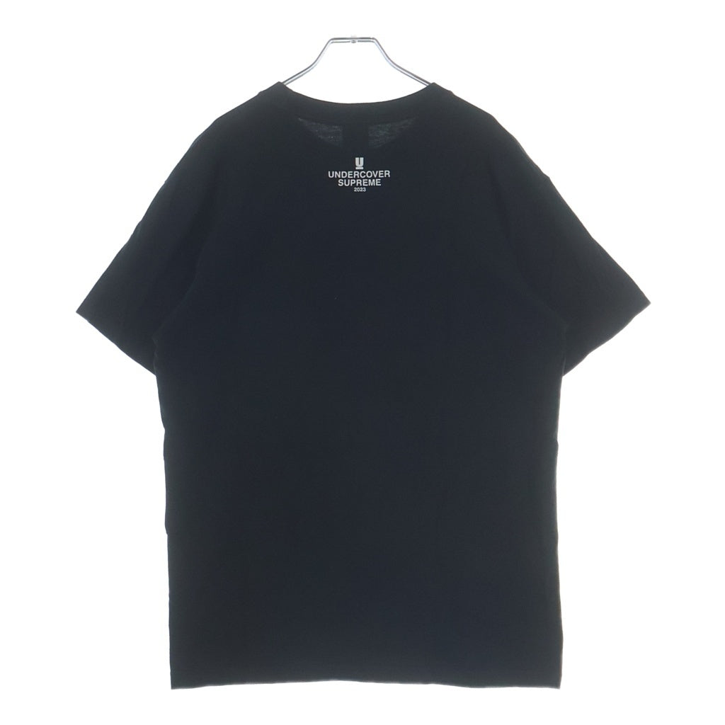SUPREME(シュプリーム) 23SS × UNDERCOVER Tag Tee アンダーカバー タグ グラフィックプリント クルーネック半袖Tシャツ カットソー ブラック/ホワイト