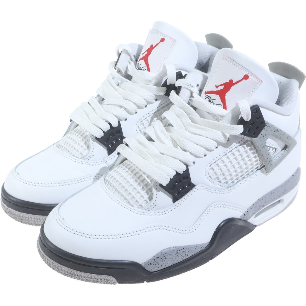 NIKE(ナイキ) AIR JORDAN 4 RETRO エアージョーダン4 レトロ ハイカットスニーカー ホワイト US8.5/26.5cm FV5029-100