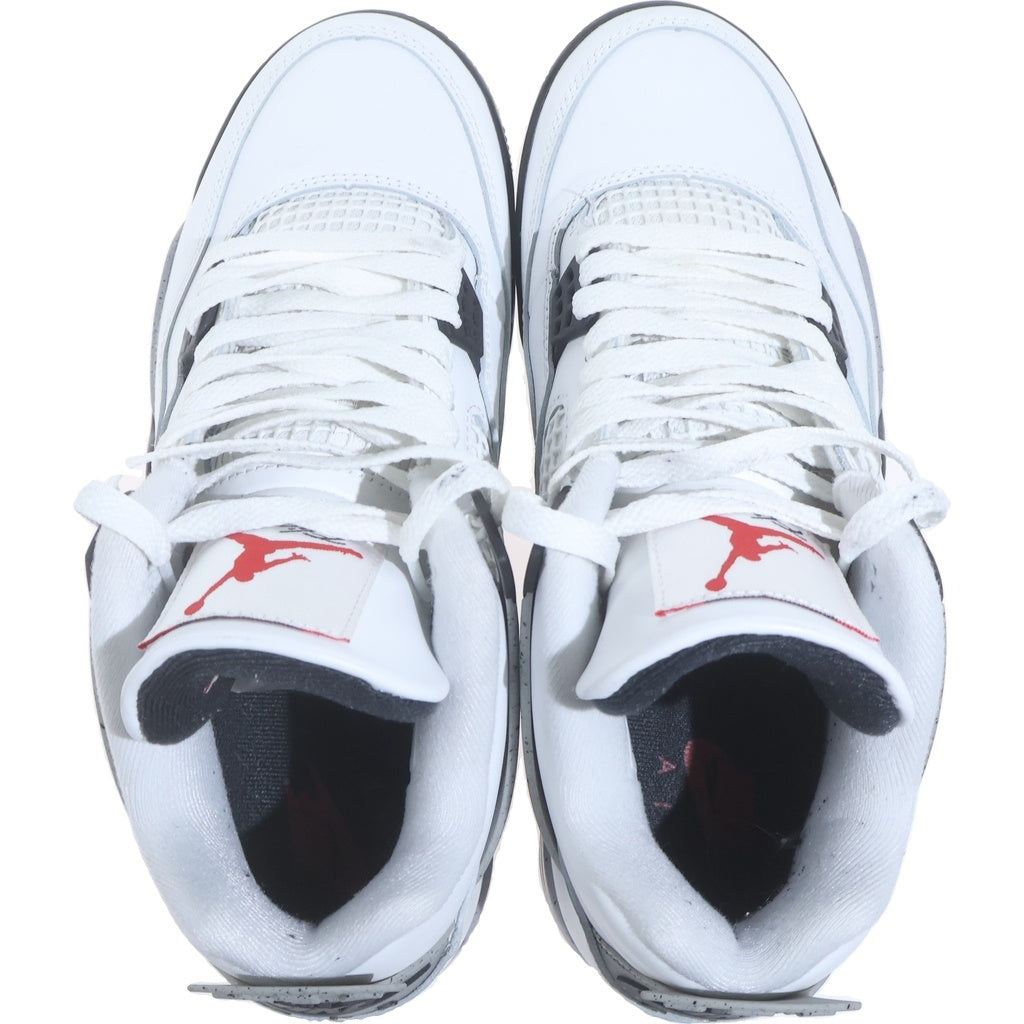 NIKE(ナイキ) AIR JORDAN 4 RETRO エアージョーダン4 レトロ ハイカットスニーカー ホワイト US8.5/26.5cm FV5029-100
