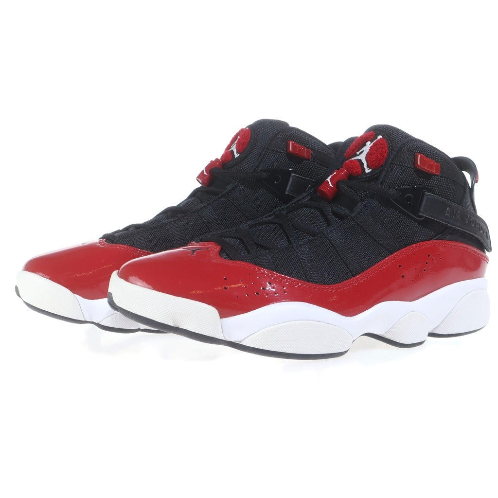NIKE(ナイキ) AIR JORDAN 6 RINGS エアジョーダン6 リングス ハイカットスニーカー ブラック/レッド US9/27cm 322992-060 322992-060