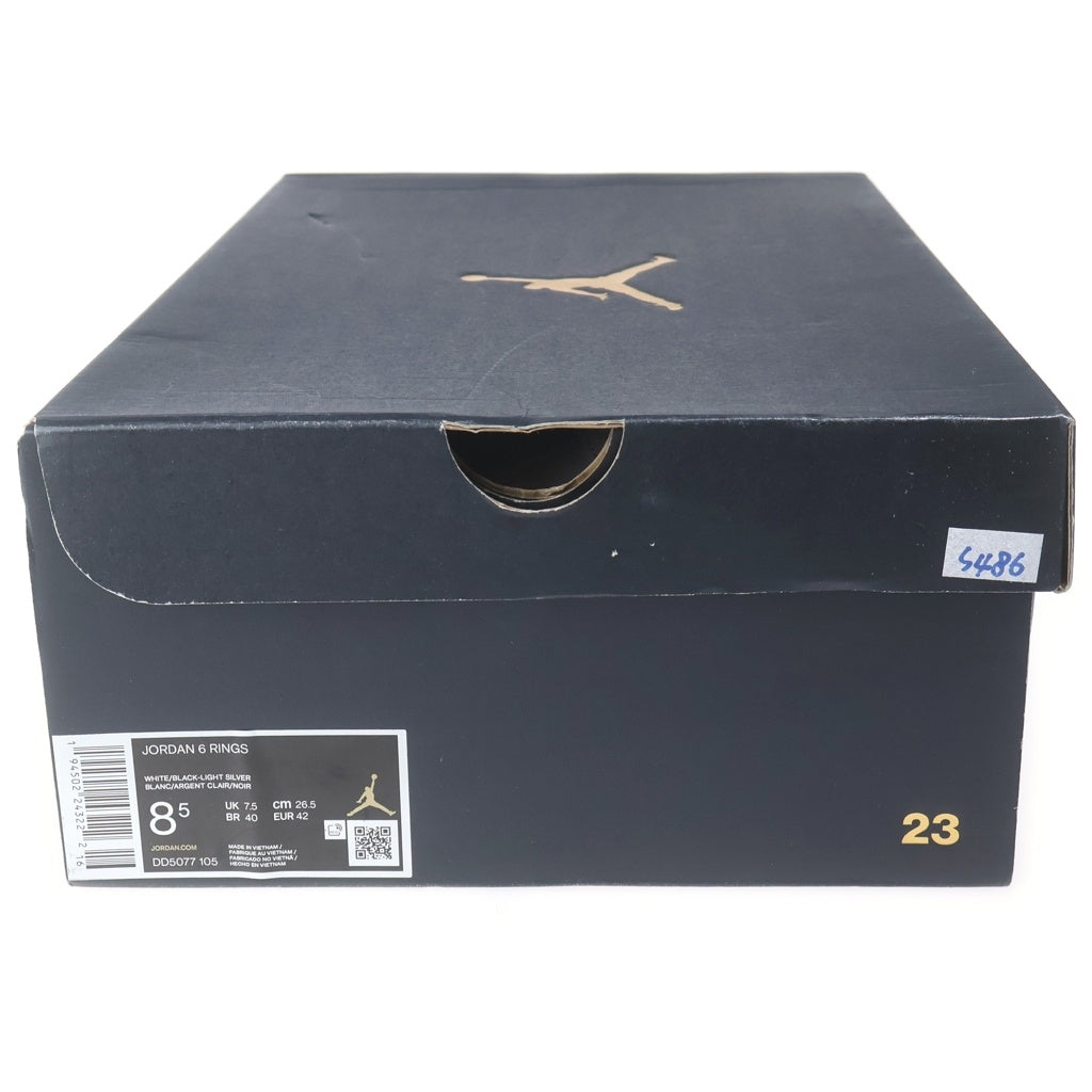 NIKE(ナイキ) AIR JORDAN 6 RINGS エアジョーダン6 リングス ハレ ハイカットスニーカー レッド/ホワイト US8.5/26.5cm DD5077-105