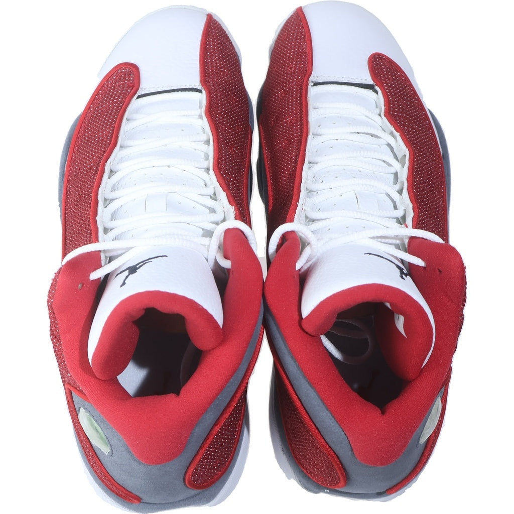 NIKE(ナイキ) AIR JORDAN 13 RETRO エアジョーダン13 レッドフリント ハイカットスニーカー グレー/レッド US9/27cm DJ5982-600