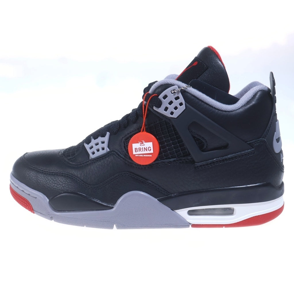 NIKE(ナイキ) AIR JORDAN 4 RETRO BRED REIMAGINED エアジョーダン4 レトロ ブレッド リイマジンド ハイカットスニーカー ブラック US9/27cm FV5029-006