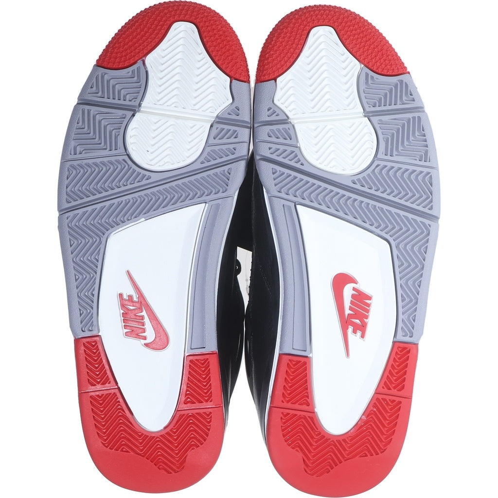 NIKE(ナイキ) AIR JORDAN 4 RETRO BRED REIMAGINED エアジョーダン4 レトロ ブレッド リイマジンド ハイカットスニーカー ブラック US9/27cm FV5029-006