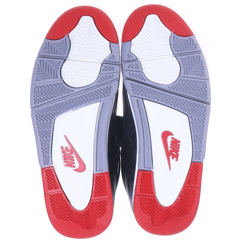 NIKE(ナイキ) AIR JORDAN 4 RETRO BRED REIMAGINED エアジョーダン4 レトロ ブレッド リイマジンド ハイカットスニーカー ブラック US9/27cm FV5029-006