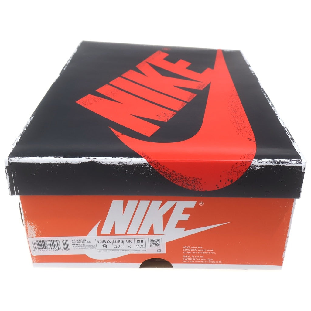 NIKE(ナイキ) AIR JORDAN 1 RETRO HIGH OG UNC REIMAGINED エアジョーダン1 レトロ リイマジンド ハイカットスニーカー ブルー/ホワイト US9/27cm DZ5485-402