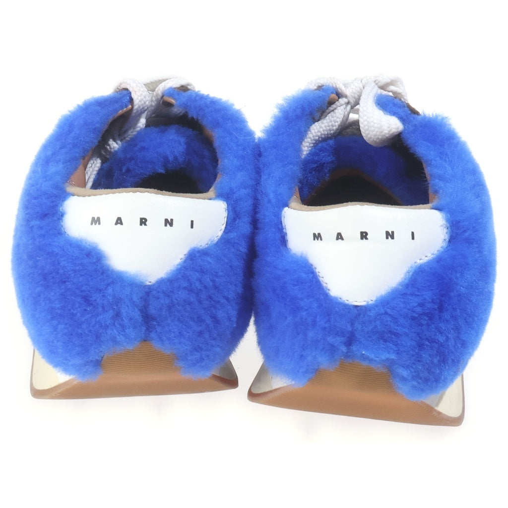 MARNI(マルニ) BIGFOOT ビッグフット ローカット ボアスニーカー ブルー/ブラウン レディース