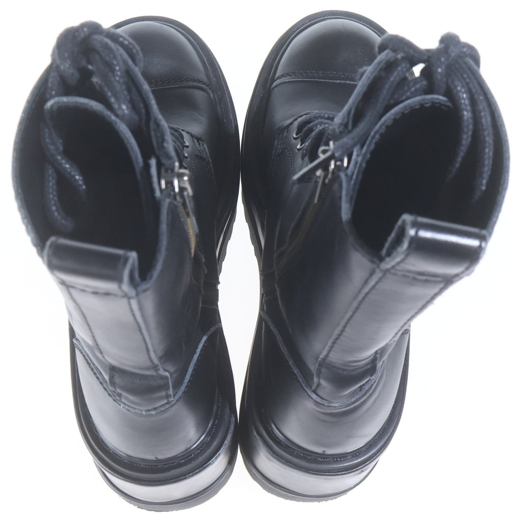 JUNYA WATANABE COMME des GARCONS(ジュンヤワタナベ コムデギャルソン) プラット フォーム レースアップ ブーツ ブラック レディース