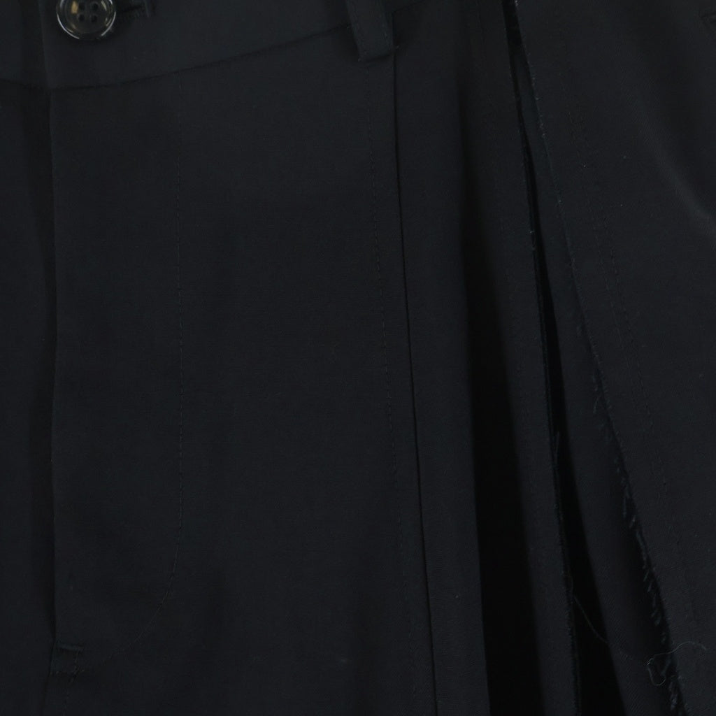 COMME des GARCONS(コムデギャルソン) ジッパーフライ サルエルパンツ ブラック GK-P016