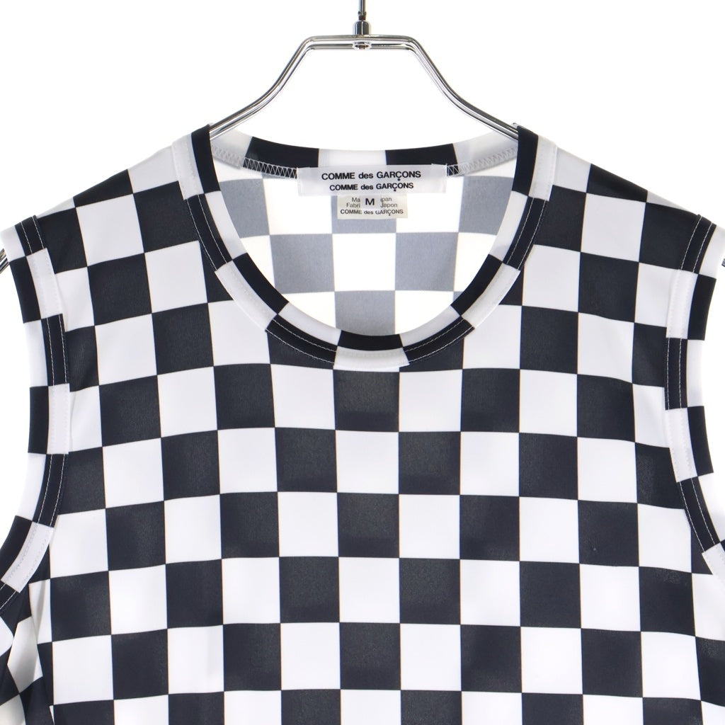 COMME des GARCONS COMME des GARCONS(コムデギャルソンコムデギャルソン) チェッカーフラッグ ワンピース ブラック/ホワイト レディース RM-T021
