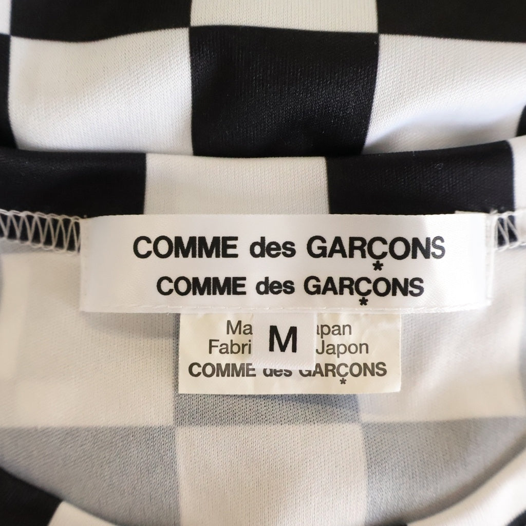 COMME des GARCONS COMME des GARCONS(コムデギャルソンコムデギャルソン) チェッカーフラッグ ワンピース ブラック/ホワイト レディース RM-T021