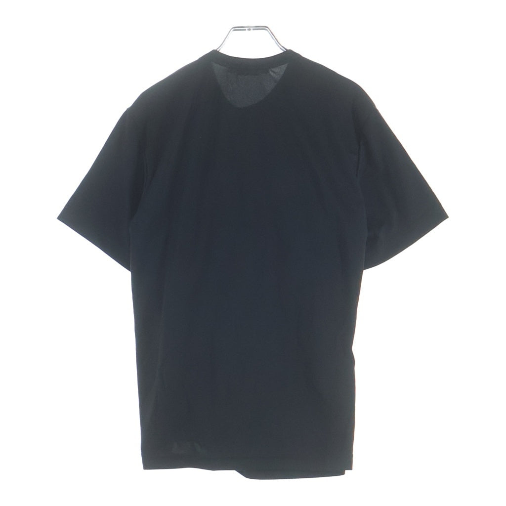 COMME des GARCONS(コムデギャルソン) 23AW フリンジ付き クルーネック 半袖Tシャツ カットソー ブラック レディース GM-T011