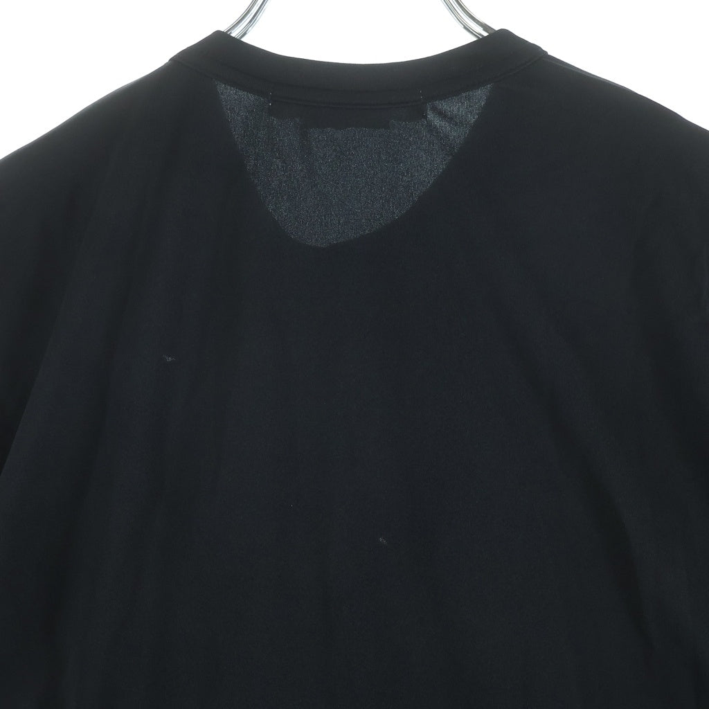 COMME des GARCONS(コムデギャルソン) 23AW フリンジ付き クルーネック 半袖Tシャツ カットソー ブラック レディース GM-T011