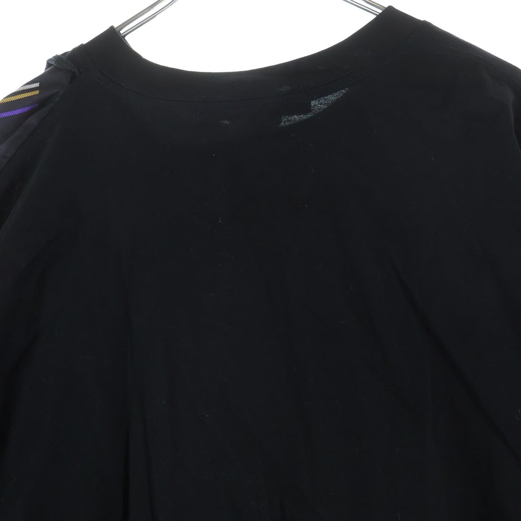 JUNYA WATANABE COMME des GARCONS(ジュンヤワタナベ コムデギャルソン) 25SS ×ダークナイト スカーフ切り替え クルーネック 半袖Tシャツ カットソー JO-T002