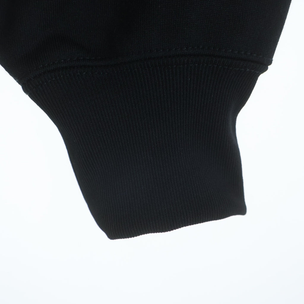 AURALEE(オーラリー) BAGGY POLYESTER SWEAT PARKA バギー ポリエステル スウエット パーカー ブラック A9AP05PU