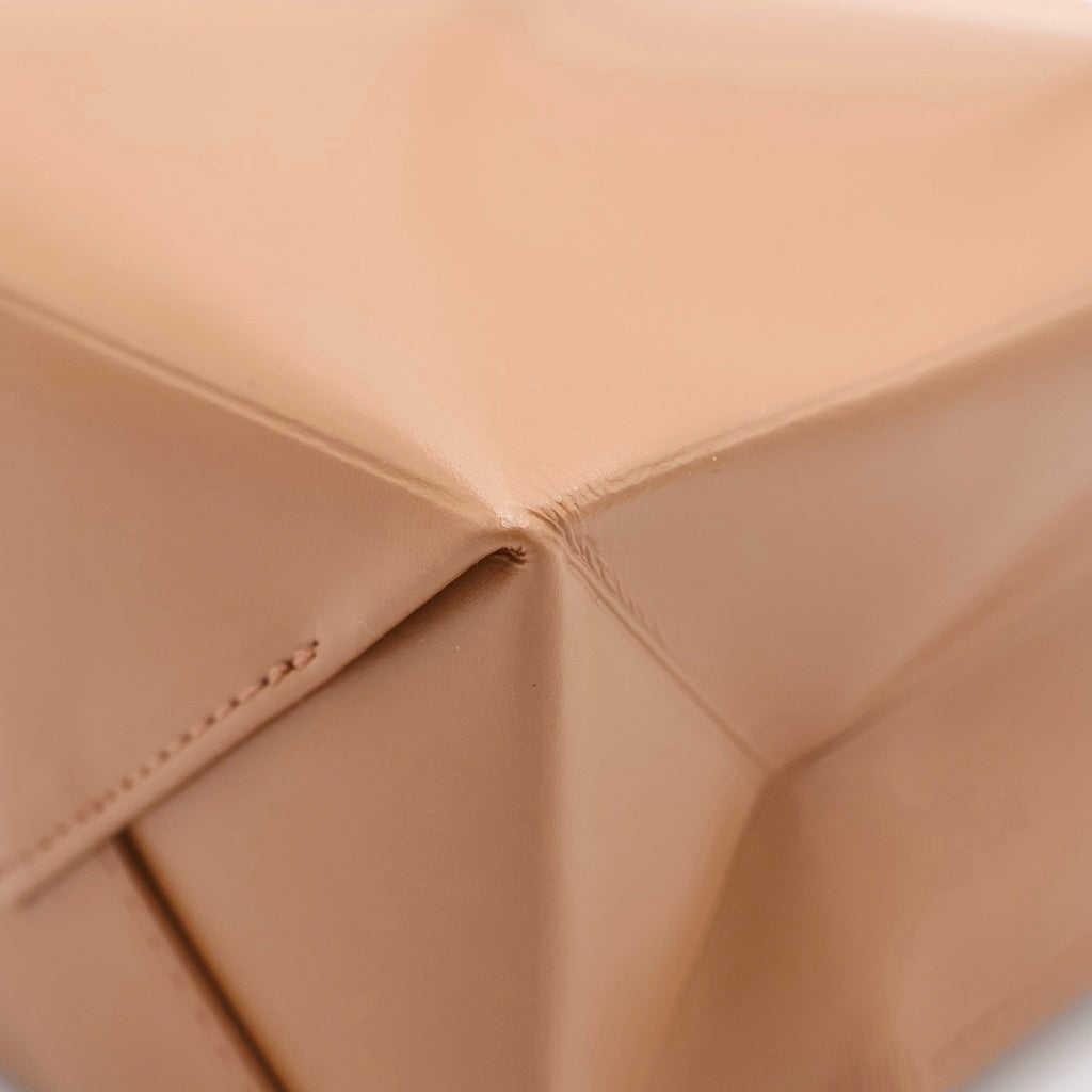 NO BRAND(ノーブランド) UNKNOWN PRODUCTS アンノウンプロダクツ フロント ロゴ レザー ショルダーバッグ ブラウン UPLRB035 レディース