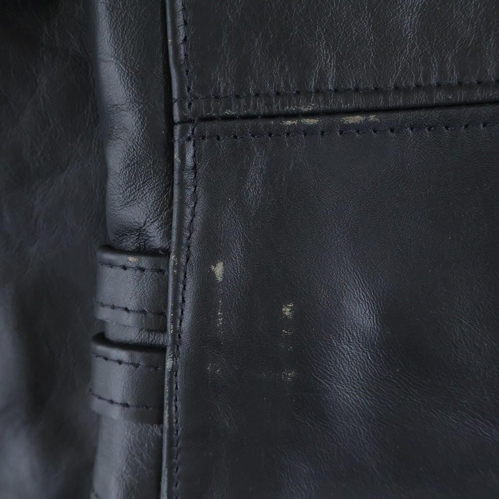 Lewis Leathers(ルイスレザー) 15AW ×COMME des GARCONS Forever LIGHTNING コムデギャルソン フォーエバー ライトニング ダブルライダースジャケット KZ-J001