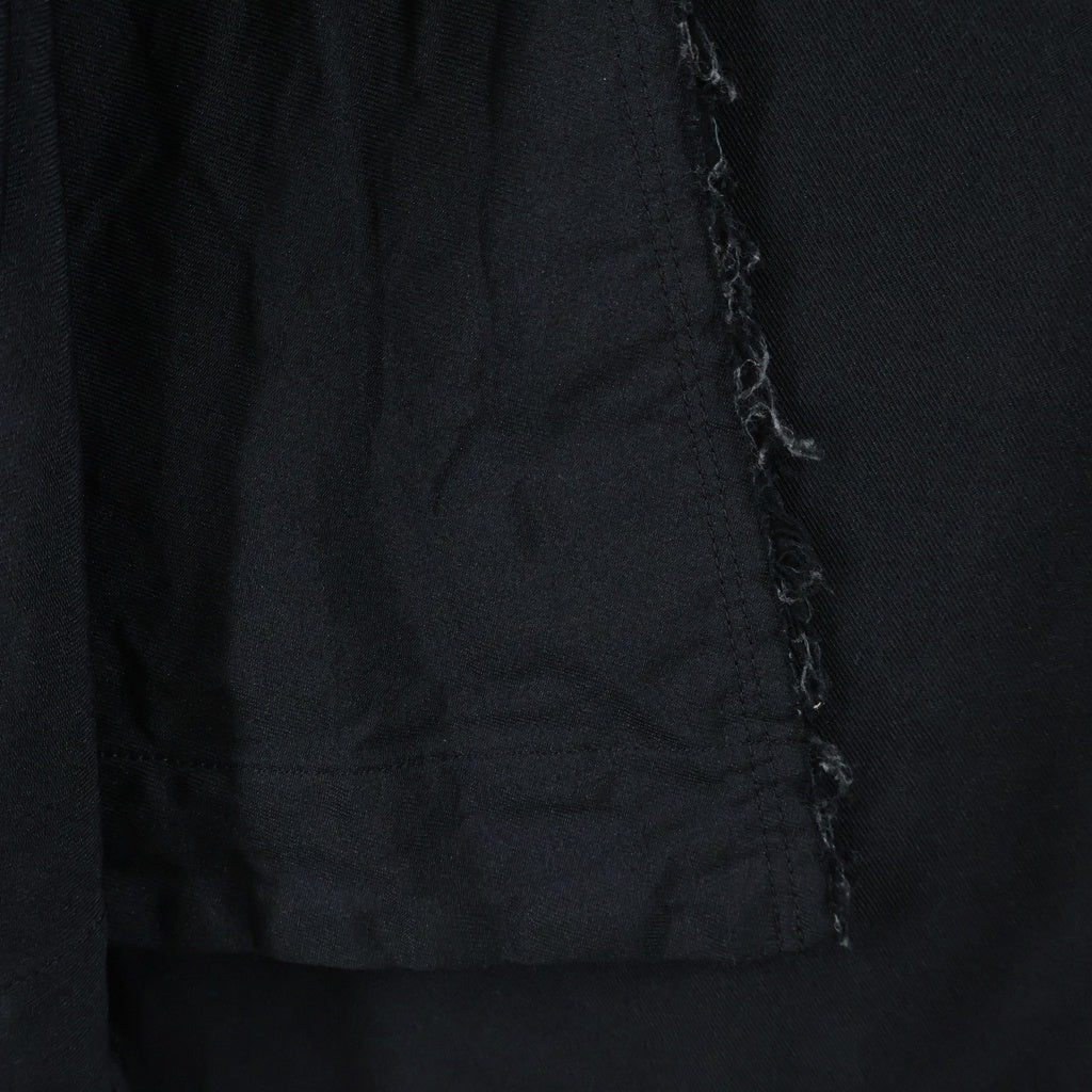 COMME des GARCONS(コムデギャルソン) 15AW トレンチコート ボタンフライ ポリ縮絨 ブラック GQ-J051 レディース