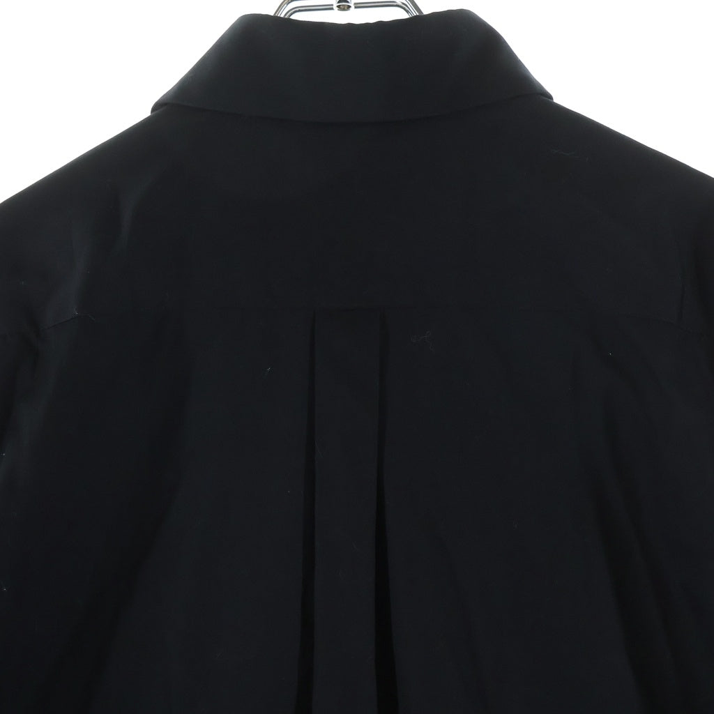 COMME des GARCONS(コムデギャルソン) 18AW ロング丈 フリル付き 長袖シャツ ブラック レディース GC-B008