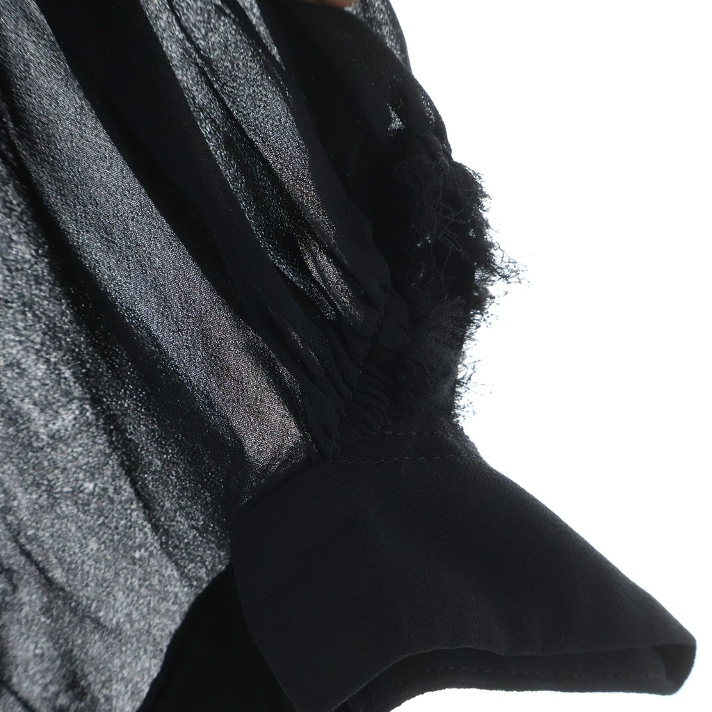 COMME des GARCONS COMME des GARCONS(コムデギャルソンコムデギャルソン) 23SS 半袖 シアーワンピース ブラック レディース RK-O002