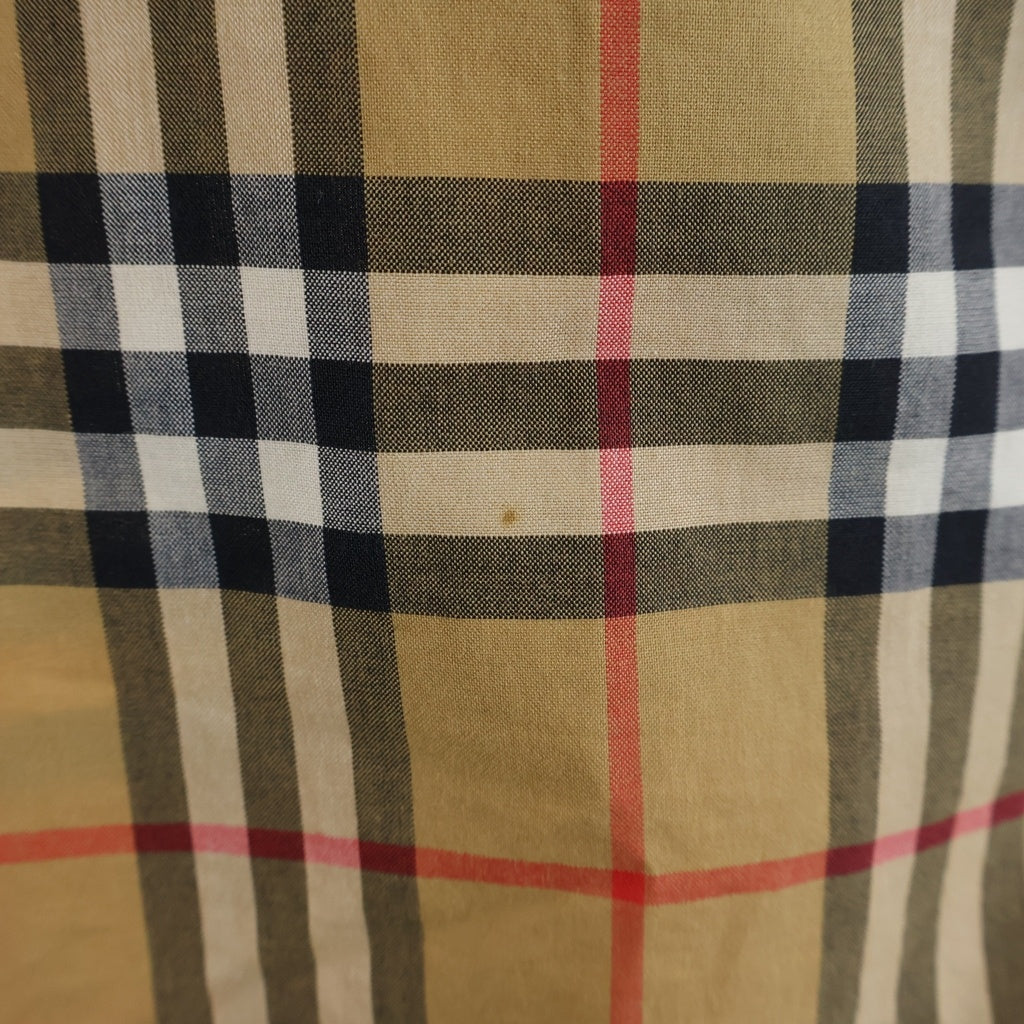 BURBERRY(バーバリー) ノバチェック ボタンダウン 長袖シャツ ブラウン 8001236