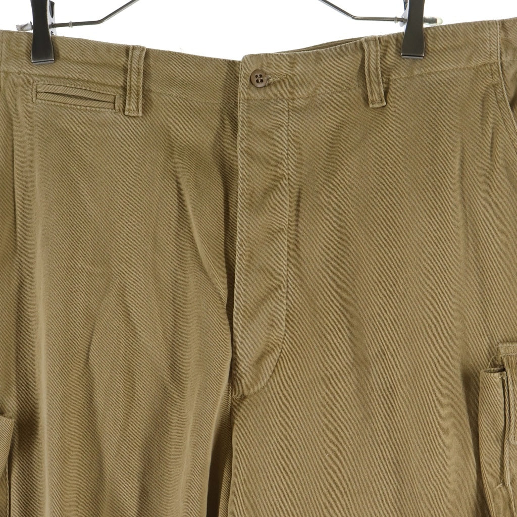 RRL(ダブルアールエル) 90S M-47 ボタンフライ カーゴパンツ ベージュ