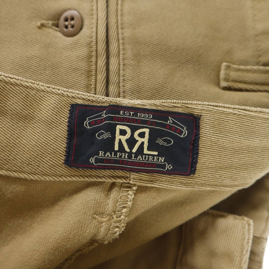 RRL(ダブルアールエル) 90S M-47 ボタンフライ カーゴパンツ ベージュ