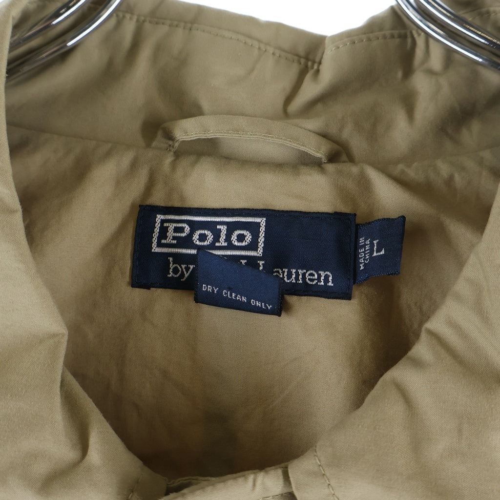 POLO RALPH LAUREN(ポロラルフローレン) 90S ロングステンカラーコート ベージュ