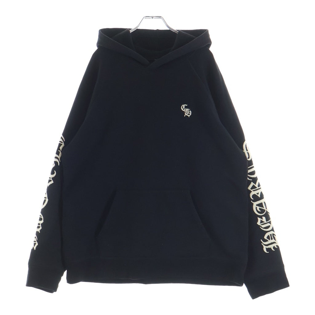 CHROME HEARTS(クロムハーツ) Y NOT SLO RIDE HD PLVR ワイノット CH刺繍 スウェット プルオーバーパーカー ブラック