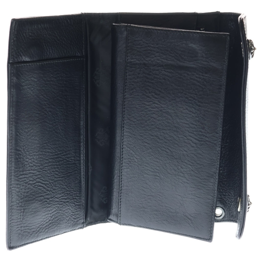 CHROME HEARTS(クロムハーツ) WAVE ウェーブ レザーウォレット 財布 ブラック