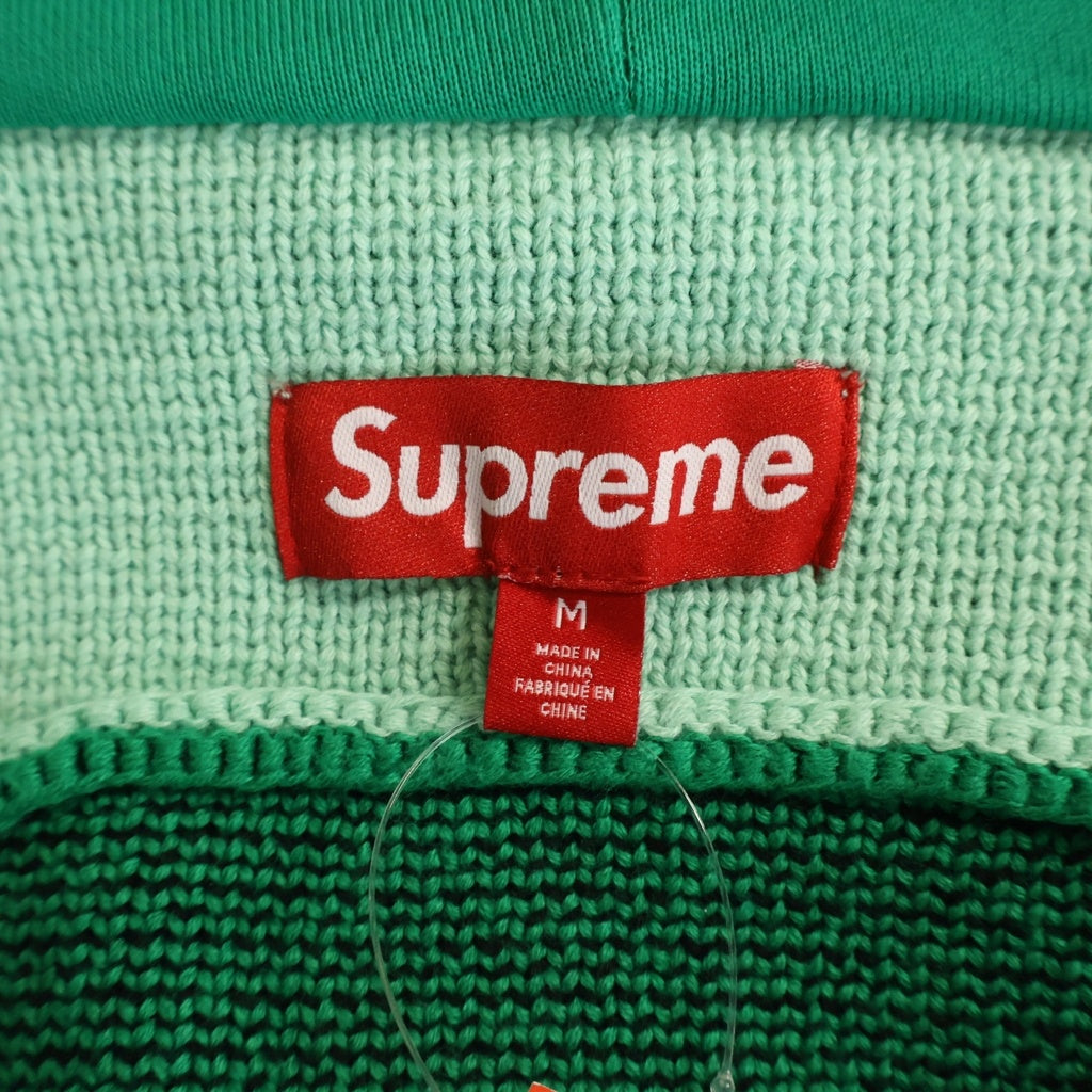 SUPREME(シュプリーム) 23AW USA Zip Up Hooded Sweater ジップアップ スウェットセーター パーカー グリーン