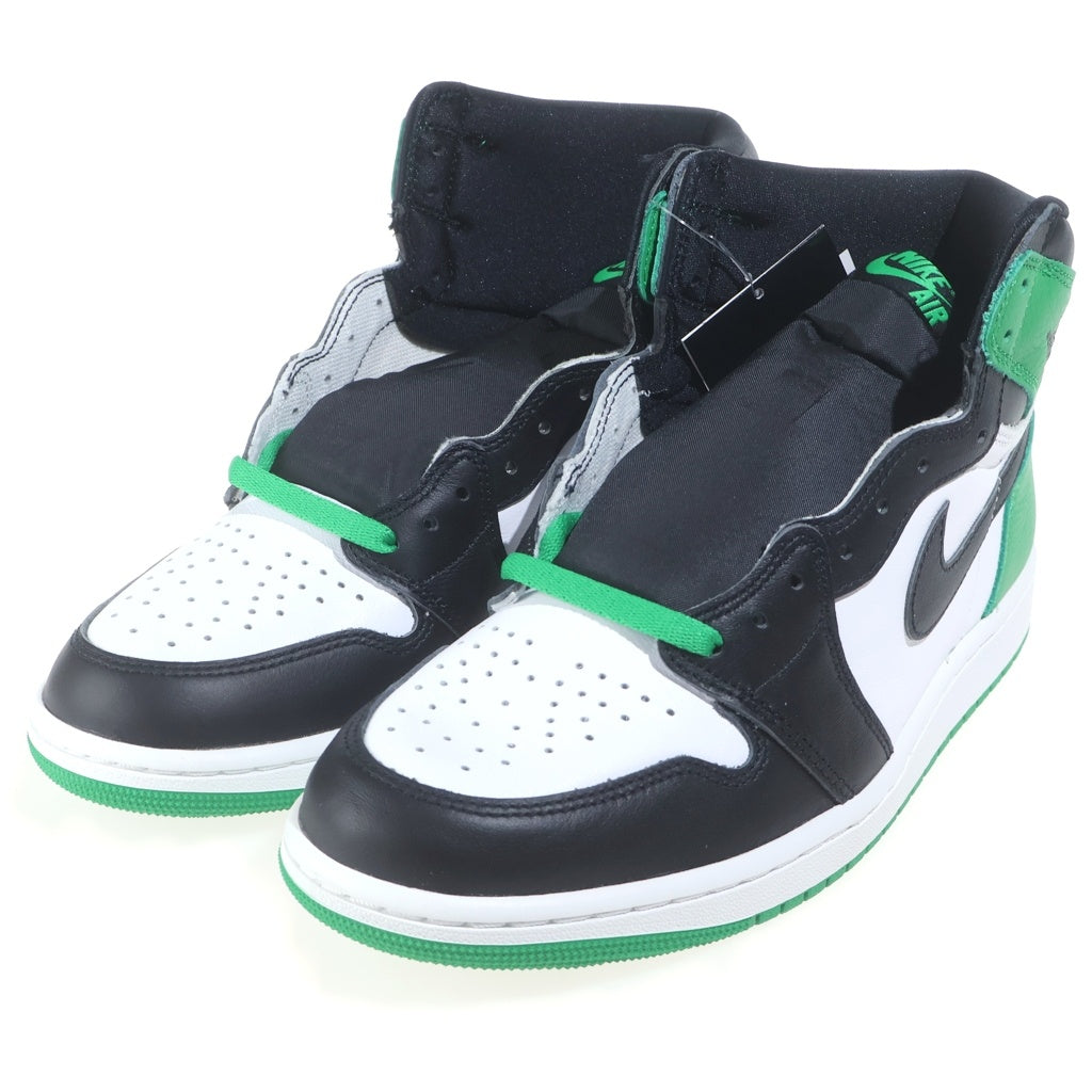 NIKE(ナイキ) AIR JORDAN 1 RETRO HIGH OG LUCKY GREEN DZ5485-031 エアジョーダン レトロ ラッキーグリーン ハイカットスニーカー ホワイト/グリーン US10/28cm