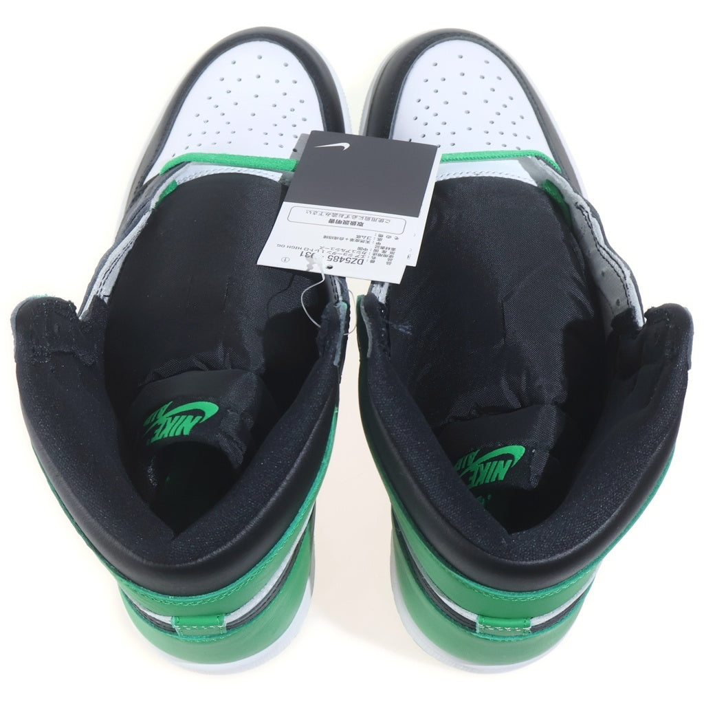 NIKE(ナイキ) AIR JORDAN 1 RETRO HIGH OG LUCKY GREEN DZ5485-031 エアジョーダン レトロ ラッキーグリーン ハイカットスニーカー ホワイト/グリーン US10/28cm