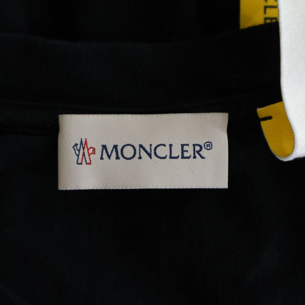 MONCLER(モンクレール) 20AW ×FRAGMENT THUNDERBOLT PROJECT フラグメント サンダーボルトプロジェクト クルーネック 長袖Tシャツ カットソー ブラック F209U8D70110