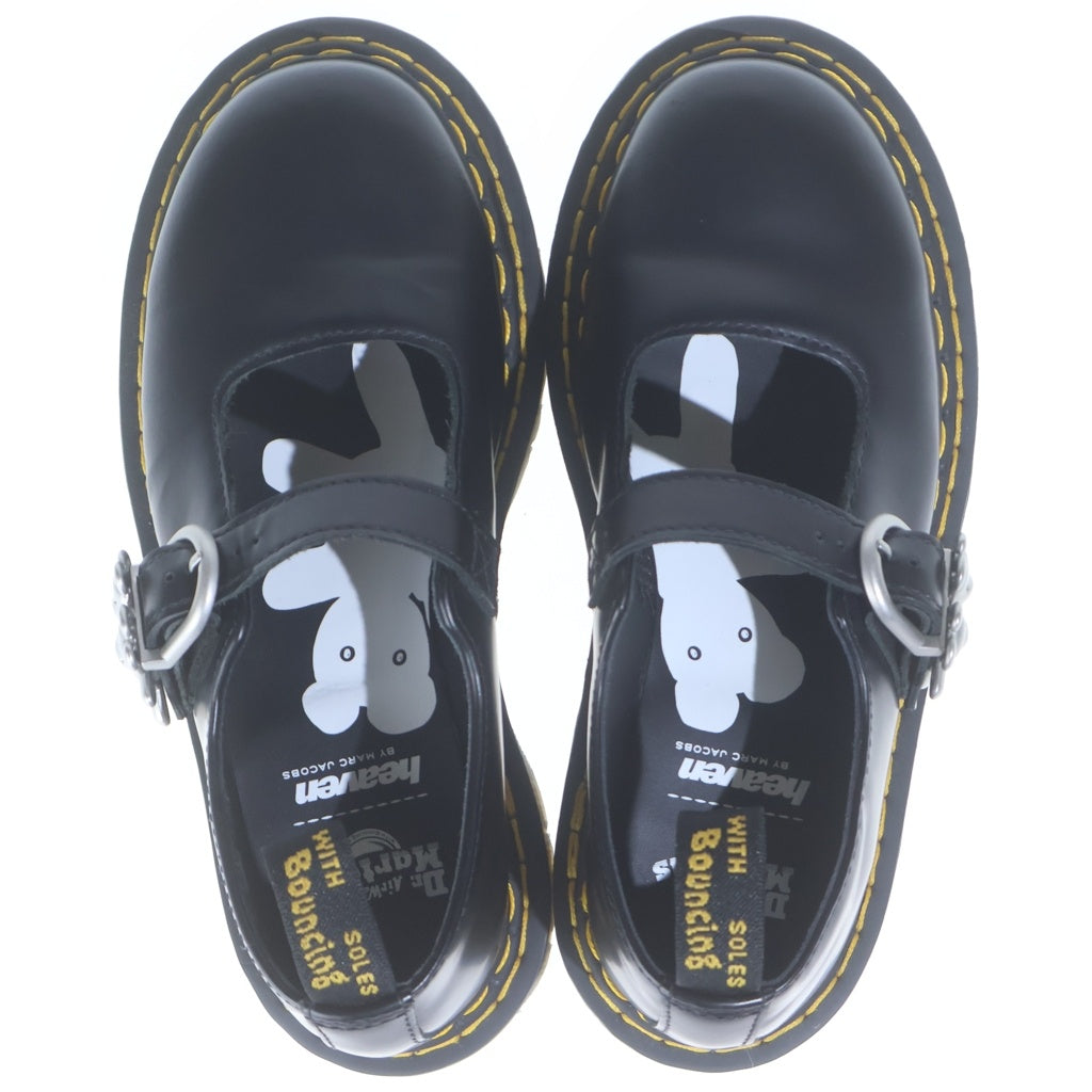 Dr.Martens(ドクターマーチン) xHEAVEN BY MARC JACOBS MARY JANE ×ヘブン バイ マークジェイコブス メリージェーン 装飾付き ワンストラップ シューズ ブラック レディース