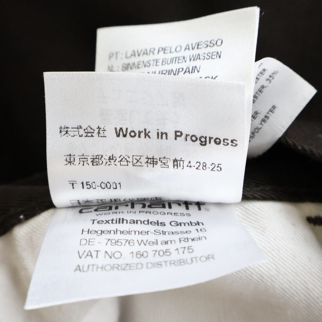 CARHARTT(カーハート) ×Passport 19SS Pall Pant バックラバーロゴ カーペンター デニムパンツ ブラック 1027-287-04C-06