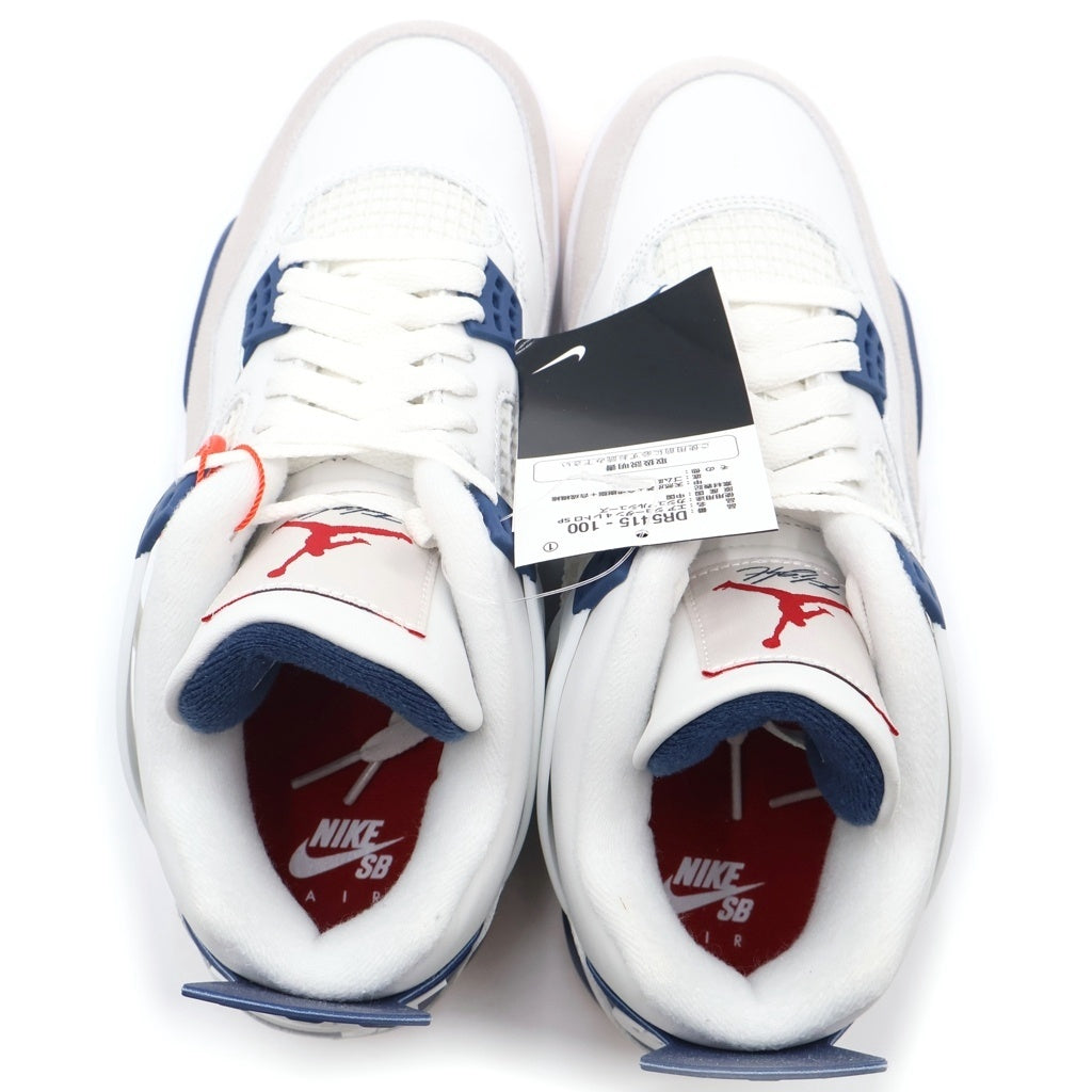 NIKE(ナイキ) AIR JORDAN 4 RETRO SP SUMMIT WHITE DR5415-100 エアジョーダン4 サミットホワイト ミッドカットスニーカー ホワイト/ブルー US9.5/27.5cm