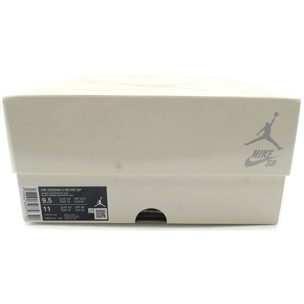 NIKE(ナイキ) AIR JORDAN 4 RETRO SP SUMMIT WHITE DR5415-100 エアジョーダン4 サミットホワイト ミッドカットスニーカー ホワイト/ブルー US9.5/27.5cm