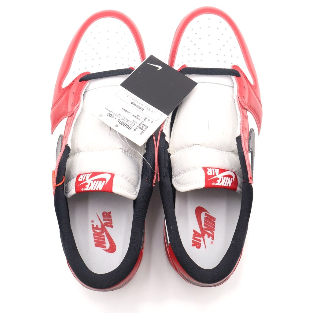 NIKE(ナイキ) AIR JORDAN 1 RETRO LOW OG CHICAGO HQ6998-600 エアジョーダン 1 レトロ シカゴ ローカットスニーカー US9.5/27.5cm