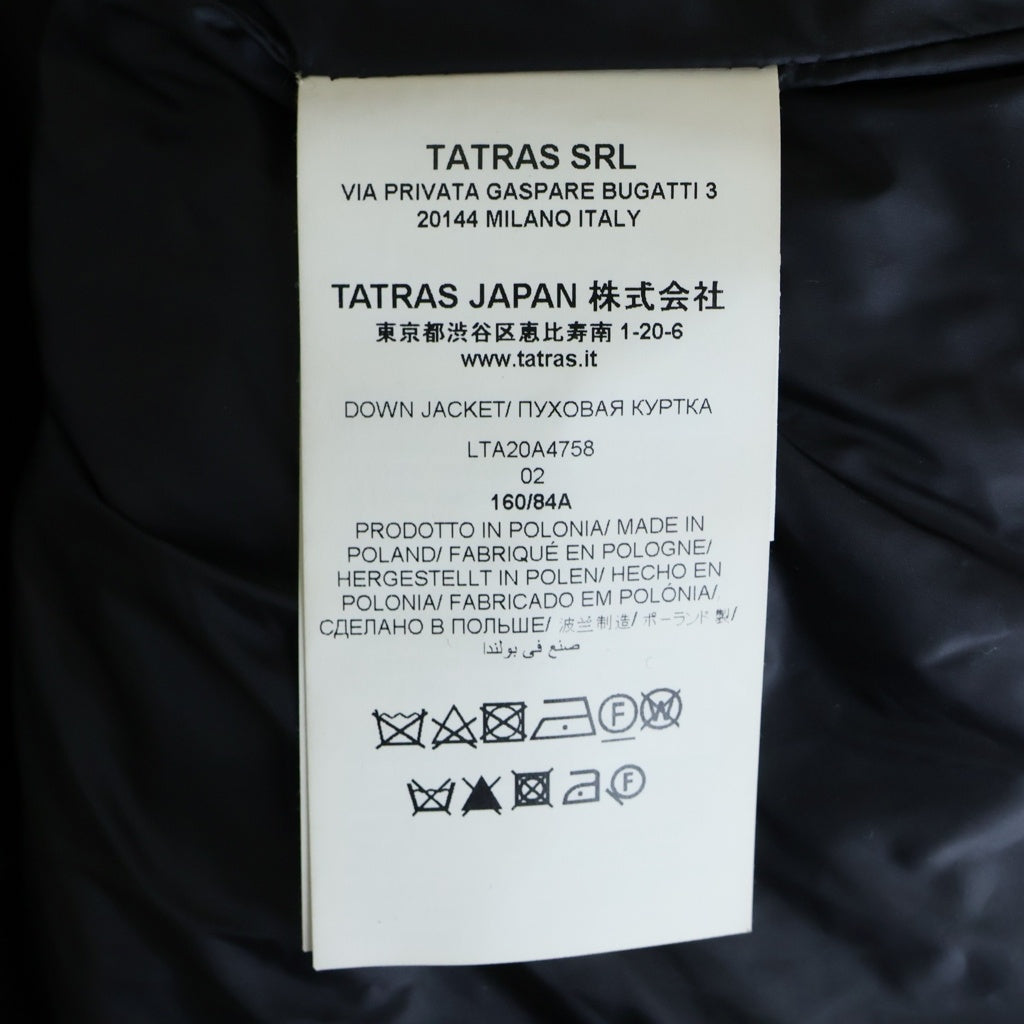 TATRAS(タトラス) ZEJA セジャ フーデッド ロングダウンジャケット レディース ブラック LTA20A4758