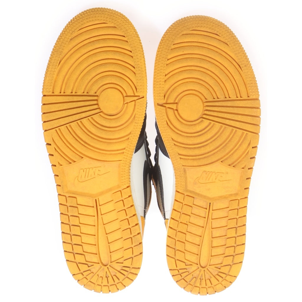 NIKE(ナイキ) GS AIR JORDAN 1 RETRO HIGH OG TAXI ウィメンズ ジョーダン1 レトロ タクシー ハイカットスニーカー イエロー US6Y/24cm レディース 575441-711