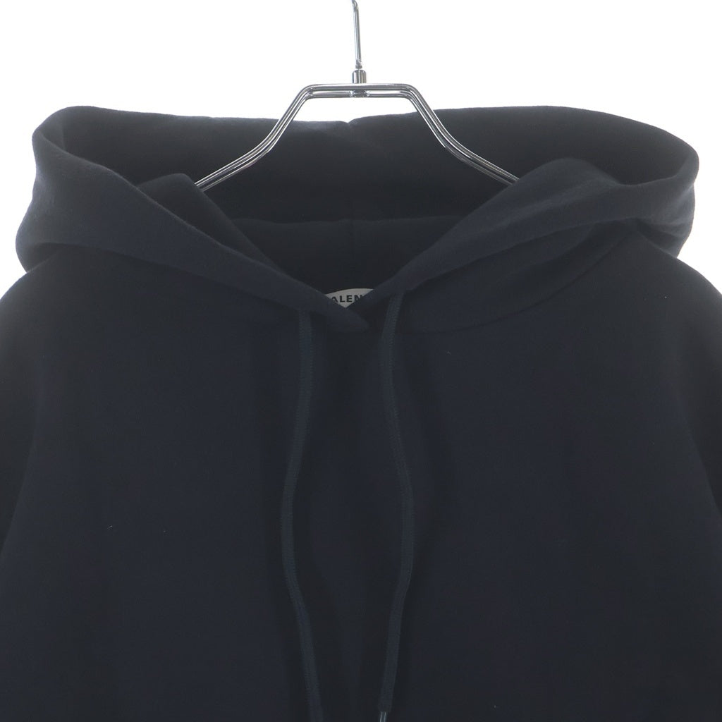 BALENCIAGA(バレンシアガ) パッチワークロゴ スウェットプルオーバーパーカー レディース ブラック 518250 TAV50