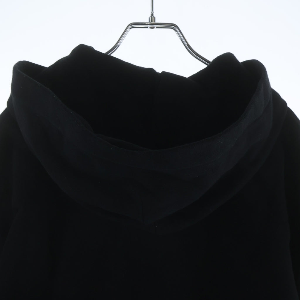 GIVENCHY(ジバンシィ) 19AW ダメージロゴプリント スウェットプルオーバーパーカー レディース ブラック BM70BS306C