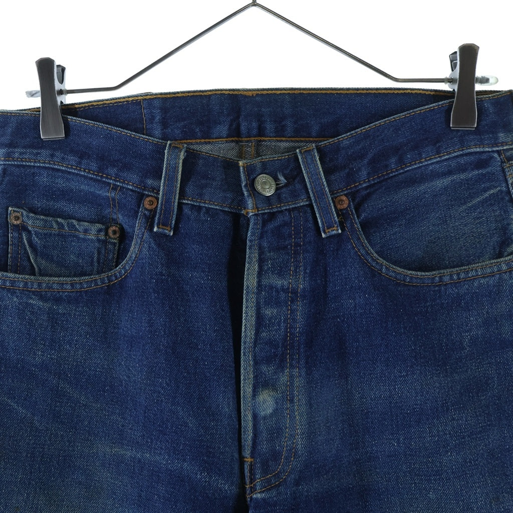 Levi's(リーバイス) 90'S 501 復刻 BIG E ボタン裏刻印555 バレンシア工場 デニムパンツ インディゴ 73043-3