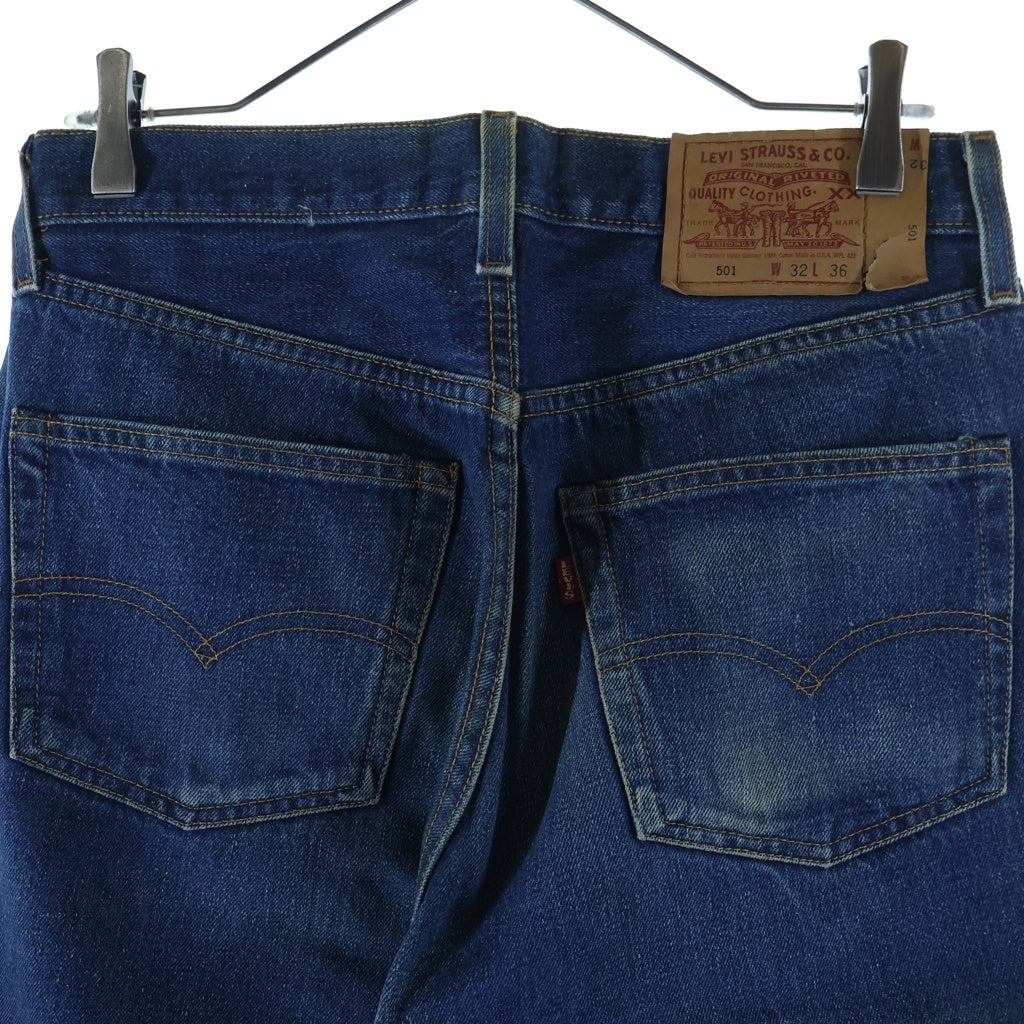 Levi's(リーバイス) 90'S 501 復刻 BIG E ボタン裏刻印555 バレンシア工場 デニムパンツ インディゴ 73043-3