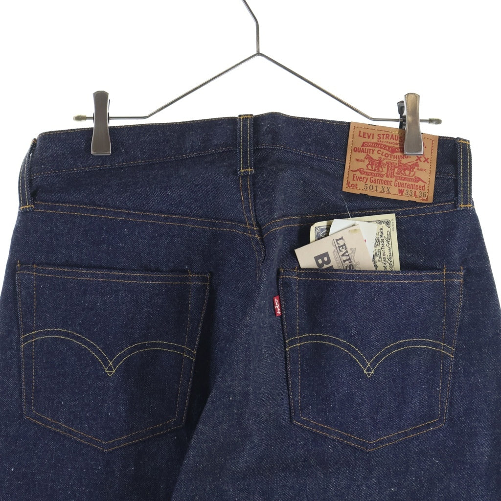 Levi's VINTAGE CLOTHING(リーバイス ビンテージ クロージング) 90'S デッドストック 501XX 1955年モデル デニムパンツ ボタン裏刻印555 バレンシア工場 96年製 初期 インディゴ