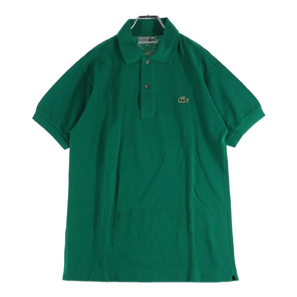 ラコステ ポロシャツ フランス製 グリーン LACOSTE(ラコステ) 70'S デッドストック フランス製 半袖ポロシャツ