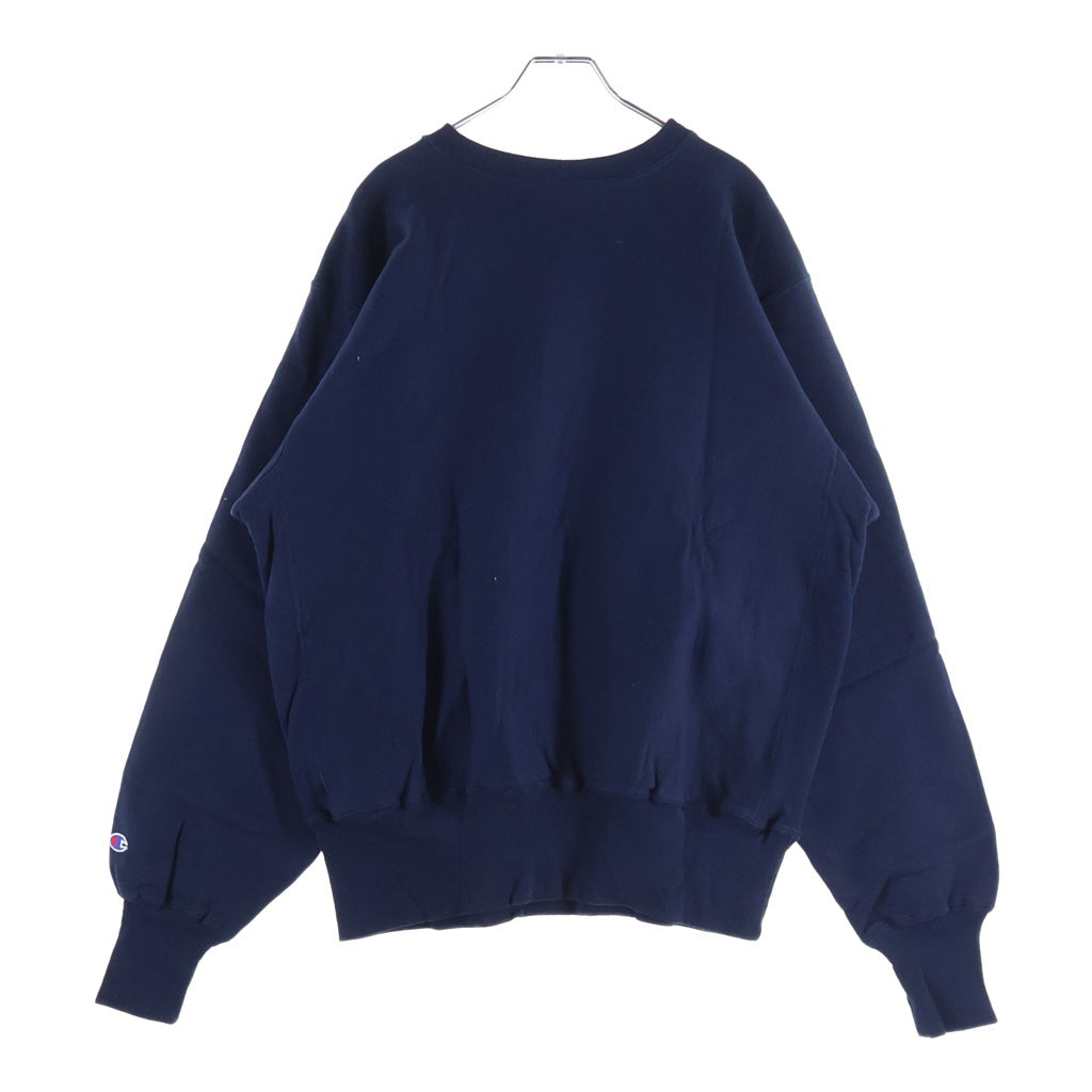 CHAMPION(チャンピオン) 90'S デッドストック リバースウィーブ スウェットシャツ トレーナー 目無し トリコ刺繍タグ メキシコ製 ネイビー C5-8888