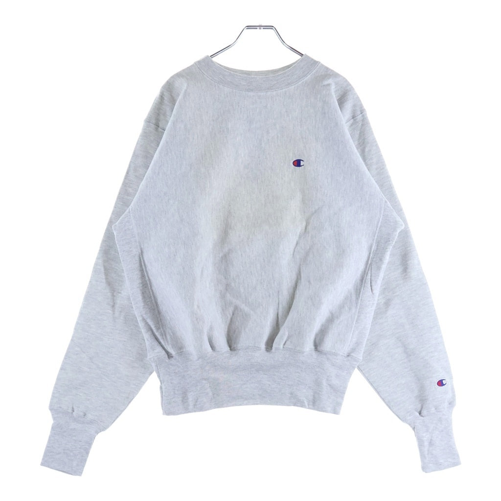 CHAMPION(チャンピオン) 90'S デッドストック リバースウィーブ スウェットシャツ トレーナー 目有り トリコ刺繍タグ メキシコ製 グレー C5-7023