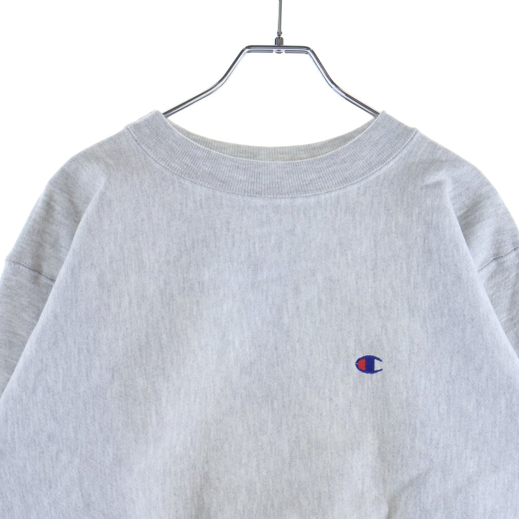 CHAMPION(チャンピオン) 90'S デッドストック リバースウィーブ スウェットシャツ トレーナー 目有り トリコ刺繍タグ メキシコ製 グレー C5-7023